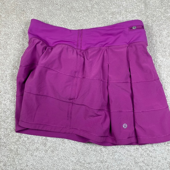Lululemon Pace Setter Skirt Purple Women's 4 Athletic Running Tennis Skort - Picture 1 of 10